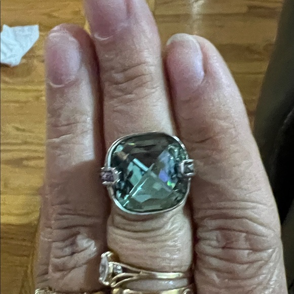 Brighton light green Venus necklace.ring set. - Picture 6 of 7